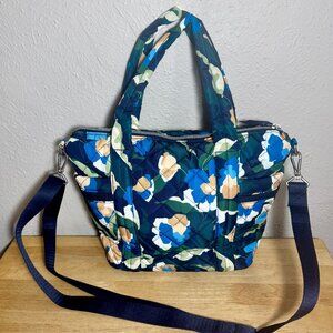 Vera Bradley Small Multi-Strap Tote in Performance Twill Immersed Blooms NWT